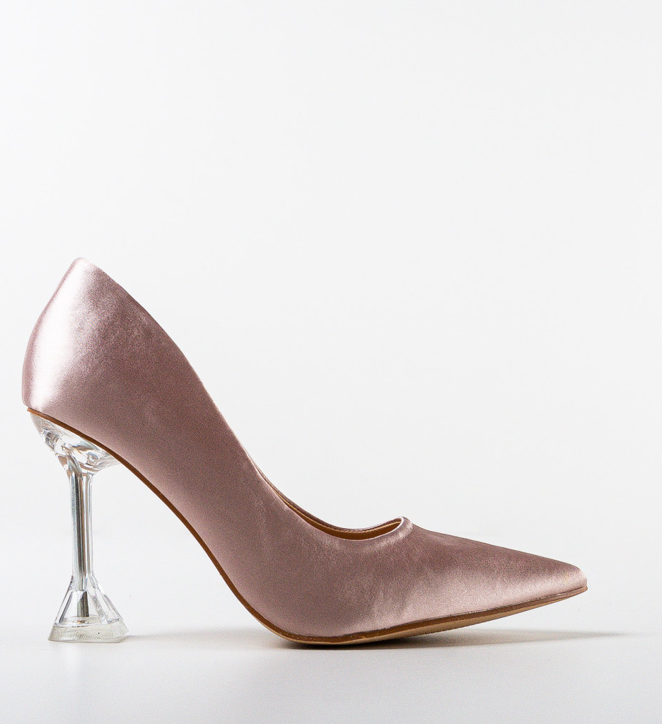 Pantofi Dama cu Toc Eleganți Luso Bej - imagine 5