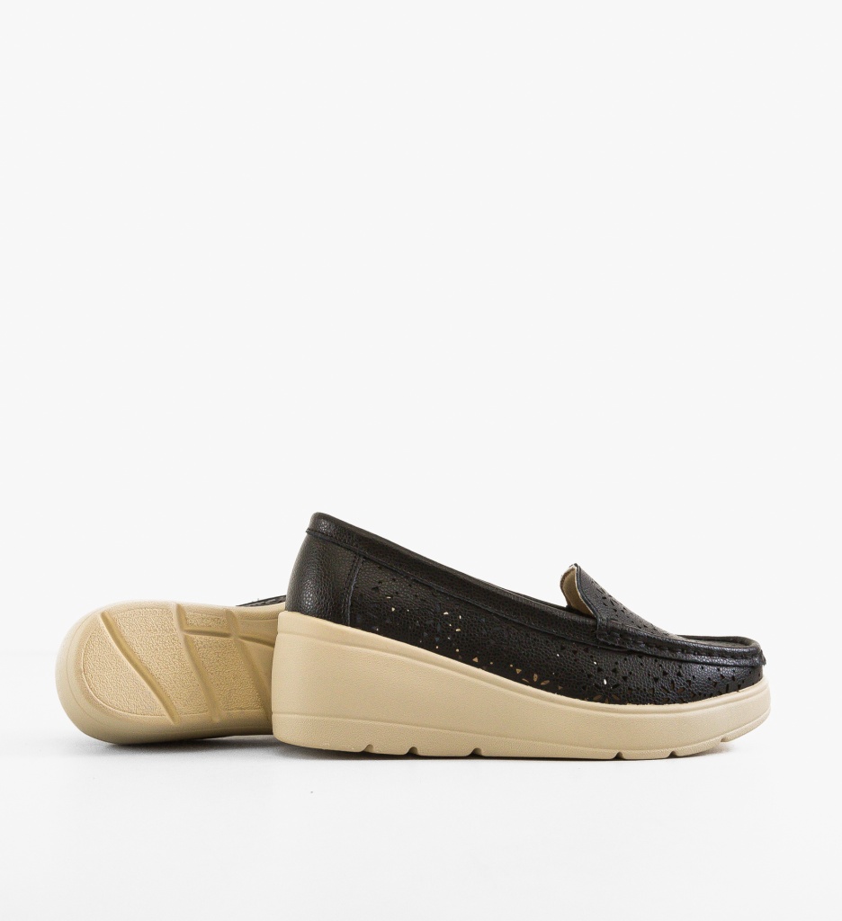 Platforme Myzy Negre - Confort și Stil Casual - imagine 4