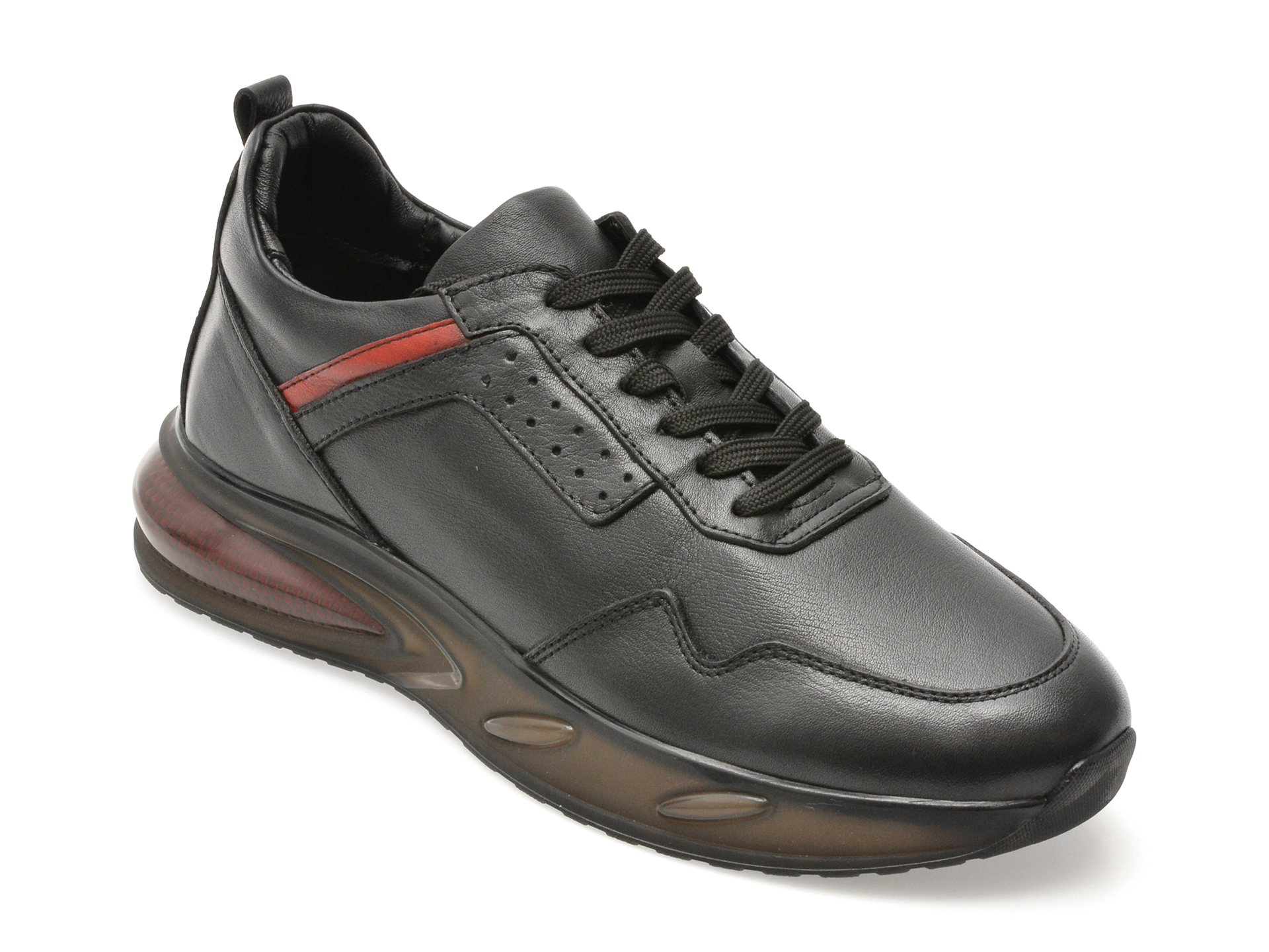 Pantofi Bite the Bullet Negri, Piele Naturală