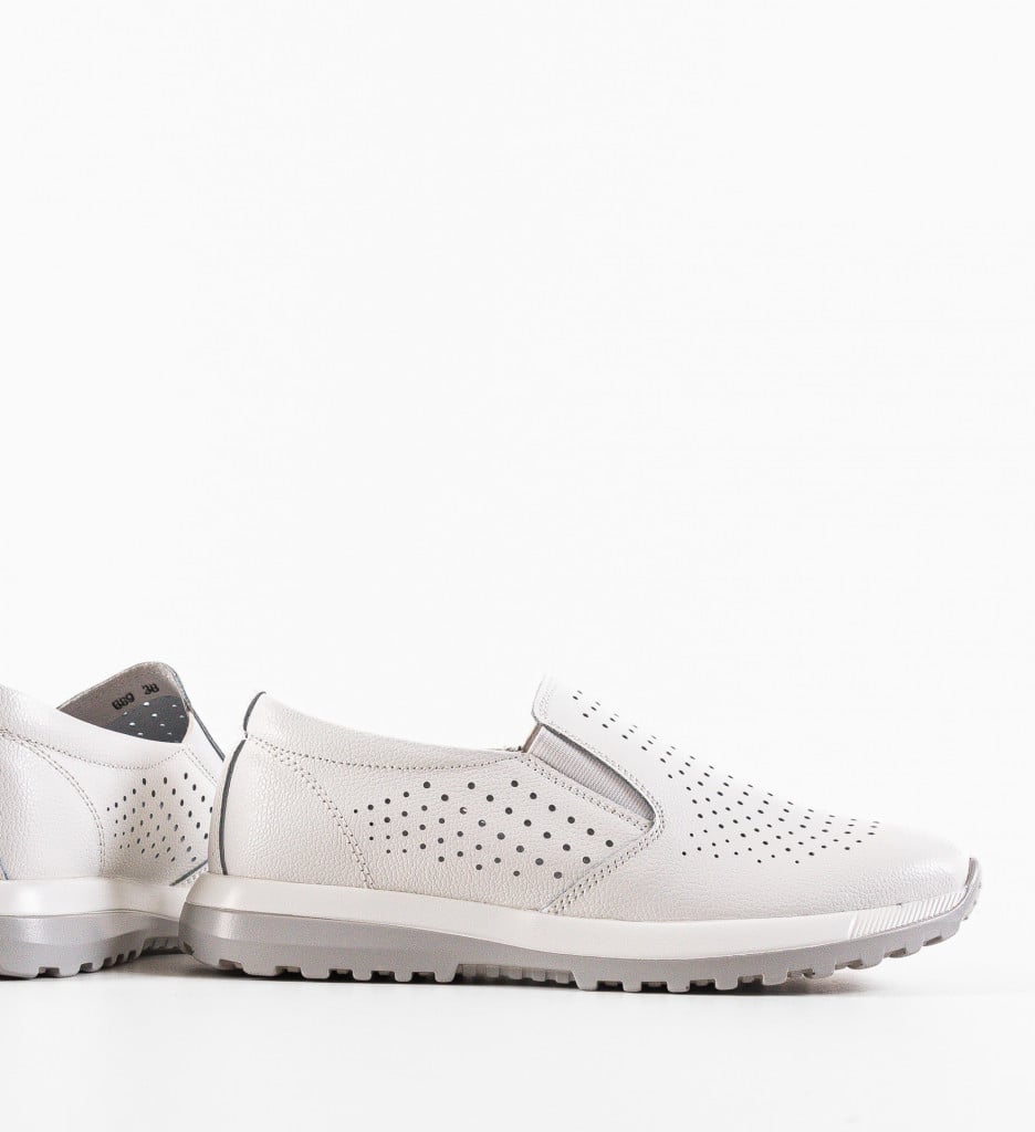 Pantofi Casual Damaris Albi - Confort și Stil - imagine 10