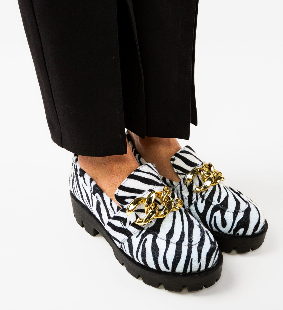 Pantofi Casual Dama Gely Zebra | Stil Unic