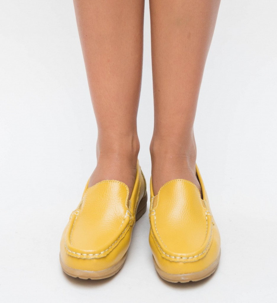 Pantofi Casual Kives Galbeni | Confort și Stil
