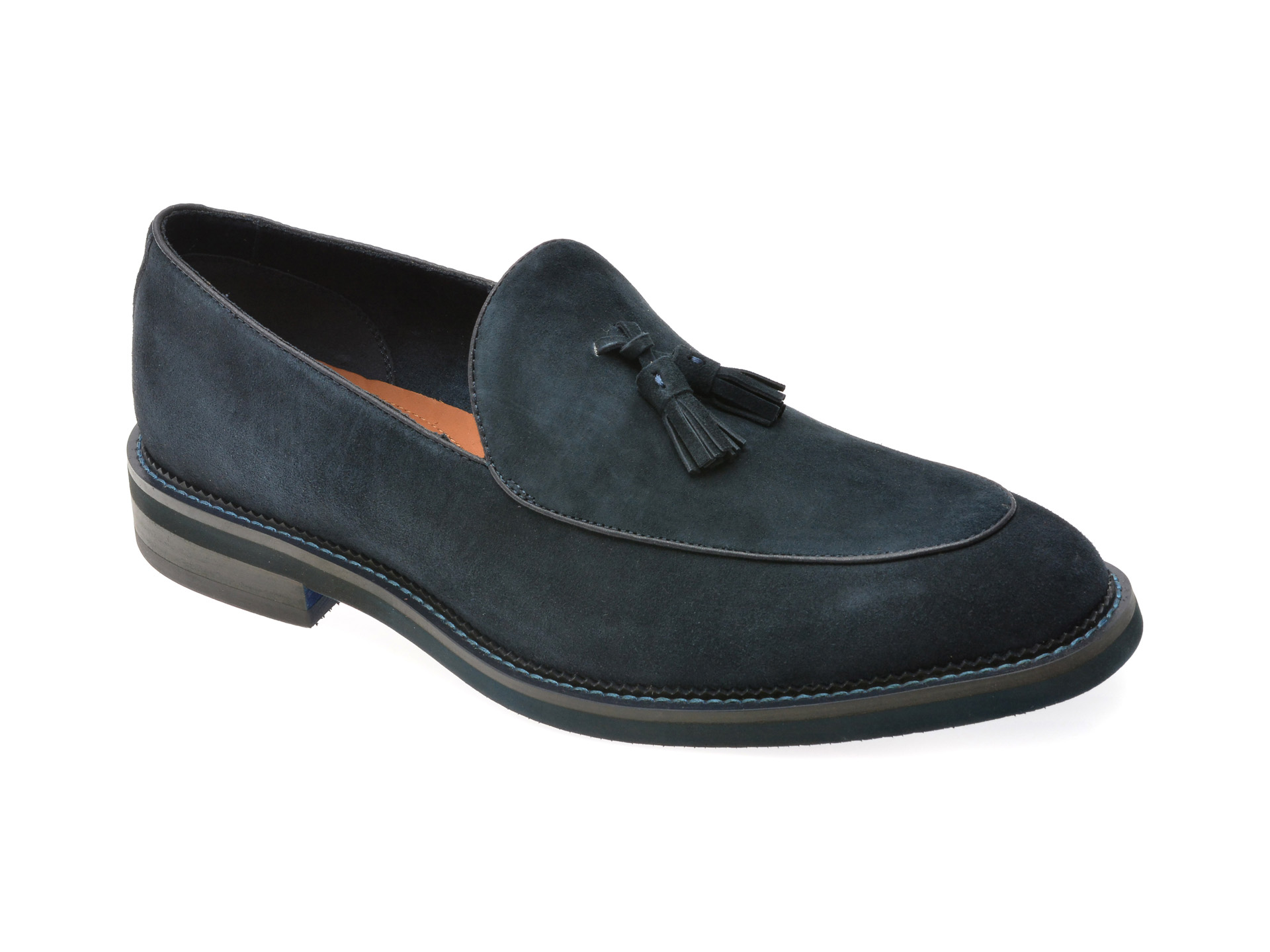 Mocasini ALDO Bleumarin Piele Intoarsă Eleganți