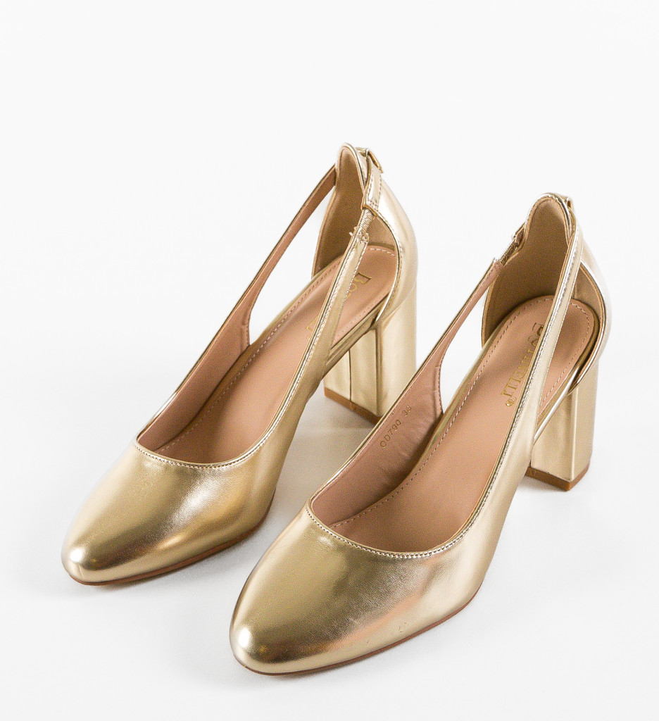 Pantofi Dama Adriama Aurii | Eleganta si Stil - imagine 5