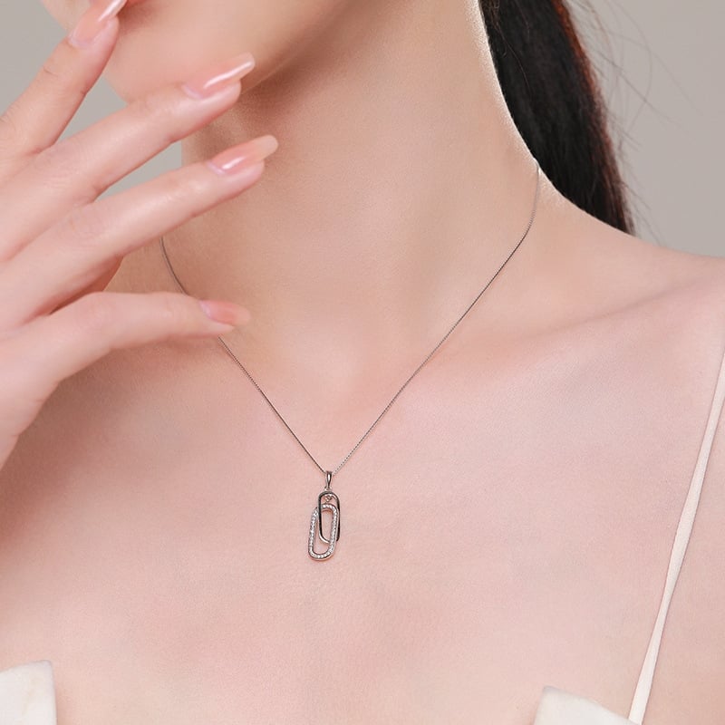 Lanț Argint Delis Interconectat | Strălucire Premium - imagine 2