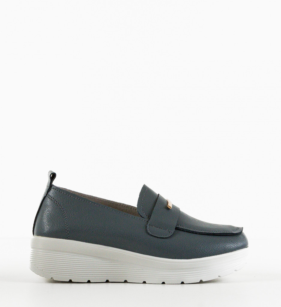 Pantofi Casual Vefra Gri - Confort și Stil Zilnic - imagine 4
