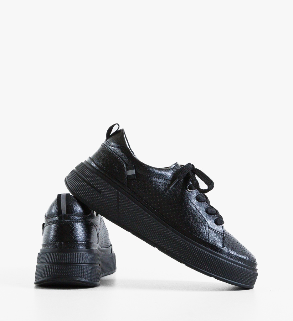 Pantofi Casual Papaye Negri | Confort și Stil Zilnic - imagine 4