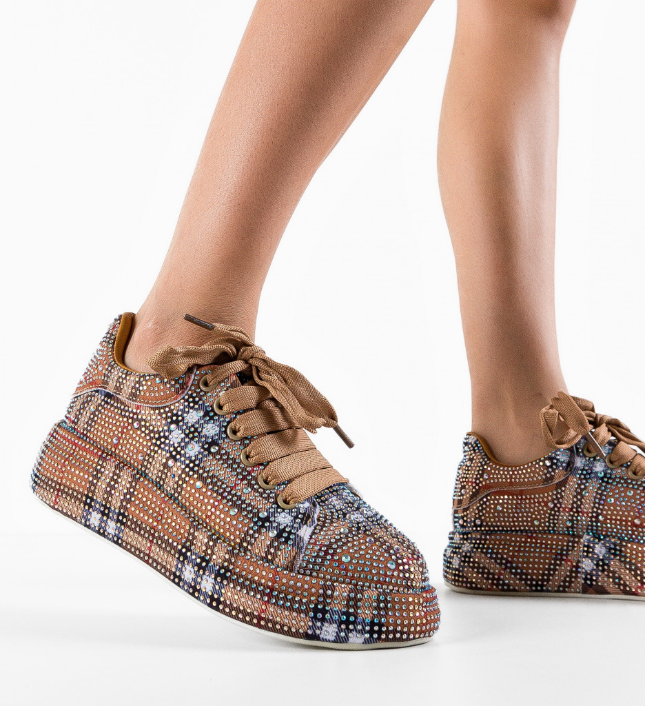 Sneakers Dama Neda Aurii - Confort și Stil - imagine 5