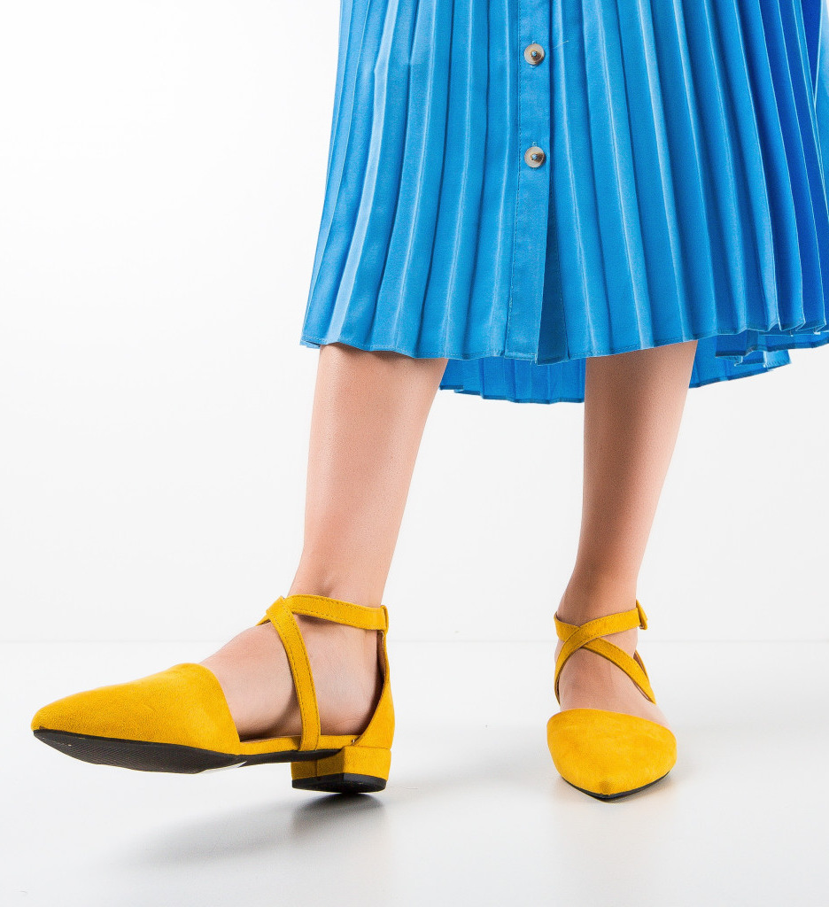 Balerini Dama Ewen Galbeni | Confort Zilnic - imagine 2