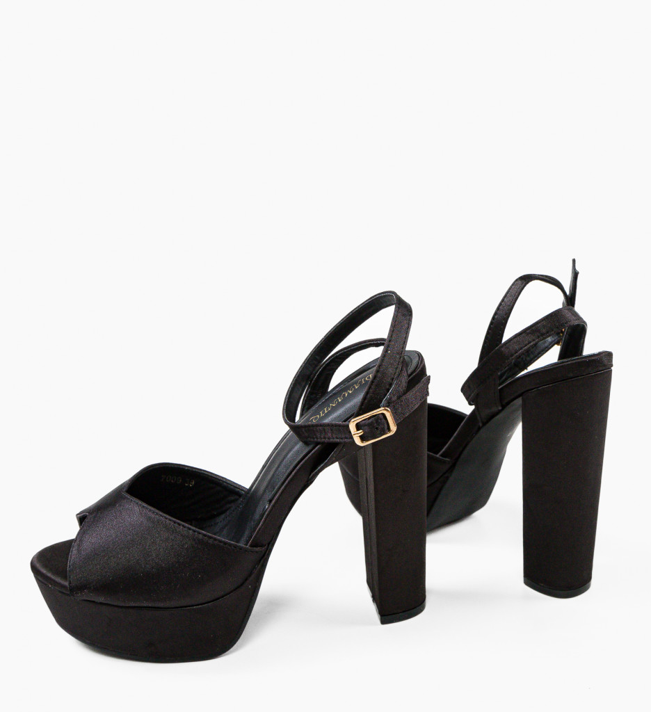 Sandale Toc Gustavo Negre | Eleganță Versatilă - imagine 10