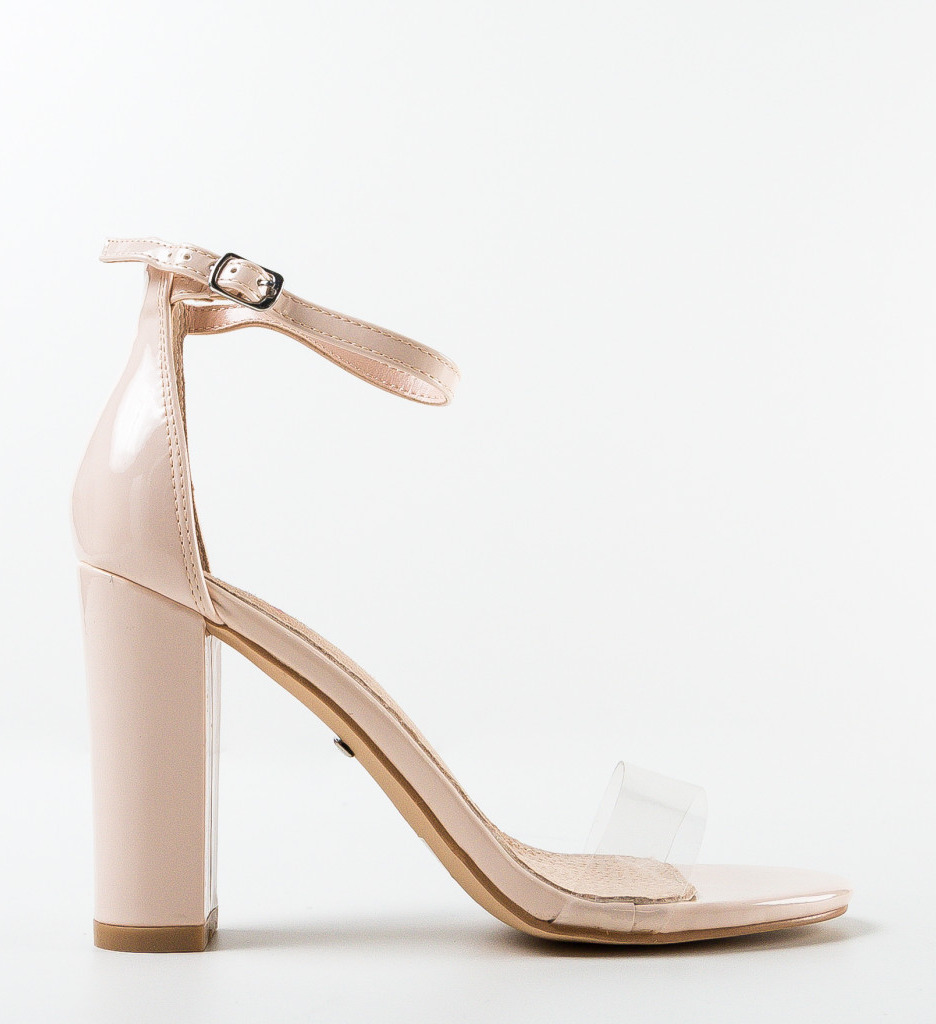 Sandale cu Toc Bej Burks | Eleganță și Confort - imagine 4