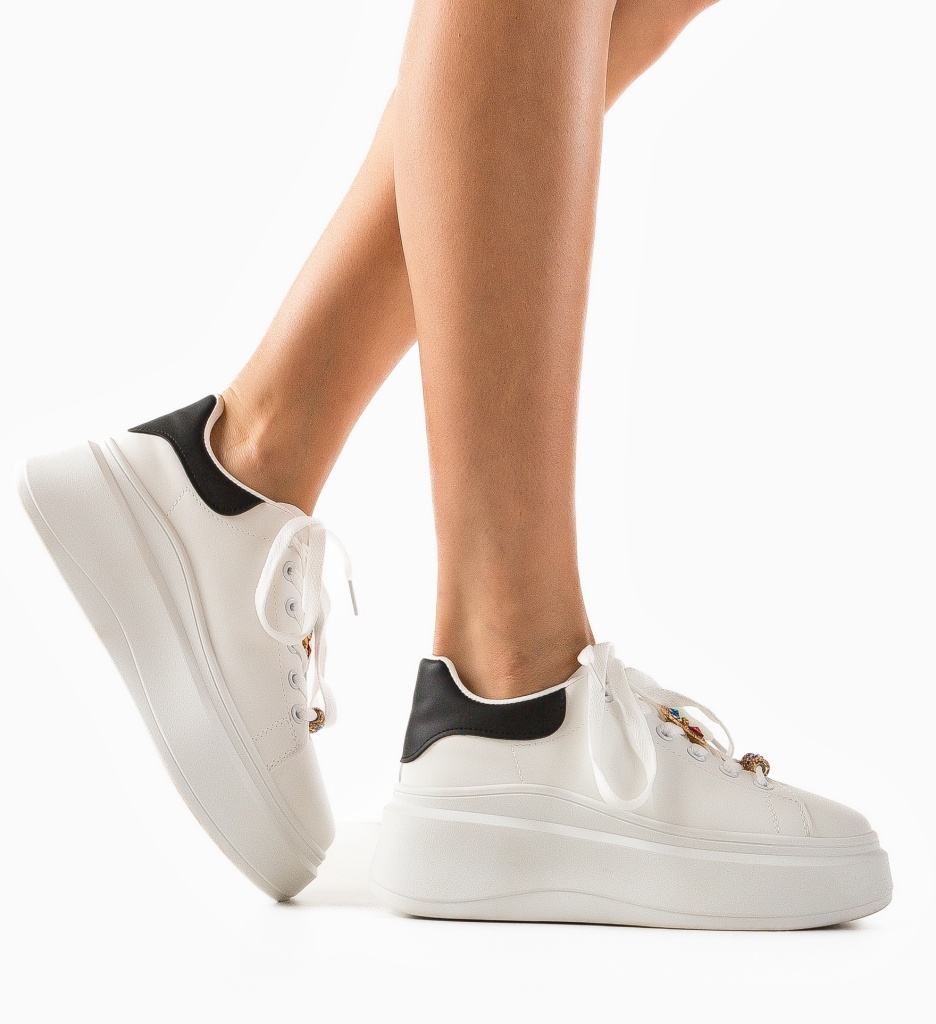 Sneakers Dama Albi | Confort și Stil Urban - imagine 2