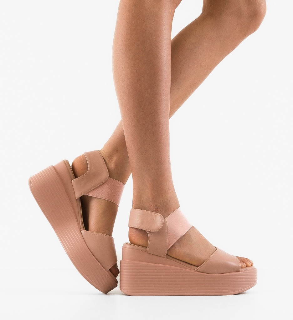 Sandale Platforme Roz | Stil și Confort