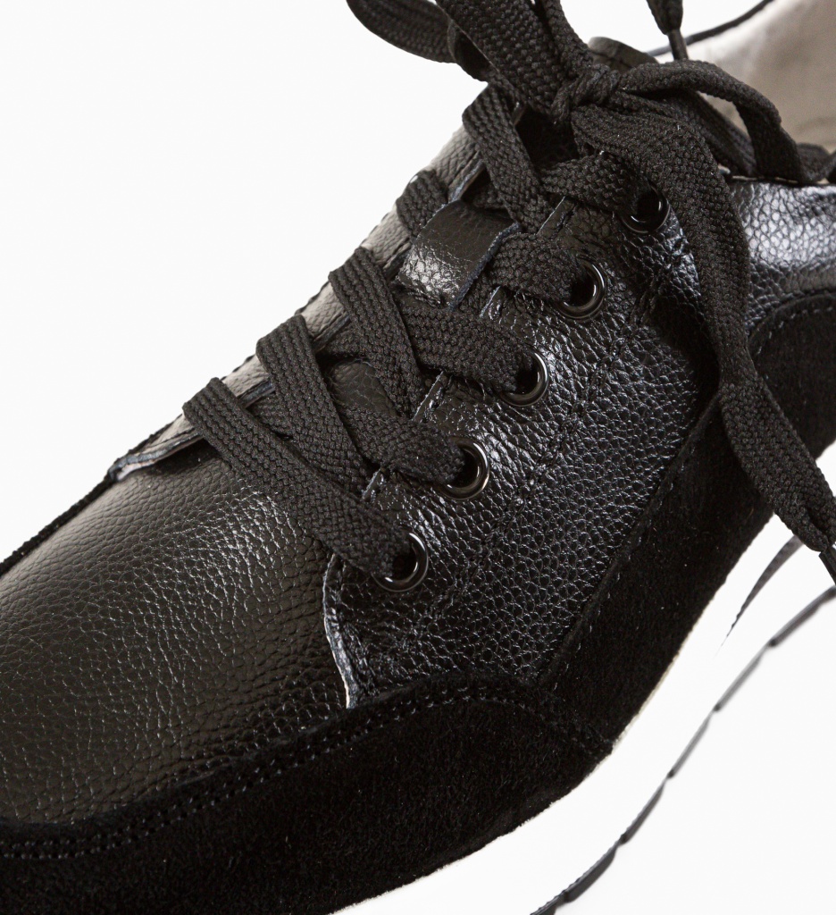 Sneakers Likolas Negri Dama - Confort și Stil - imagine 7