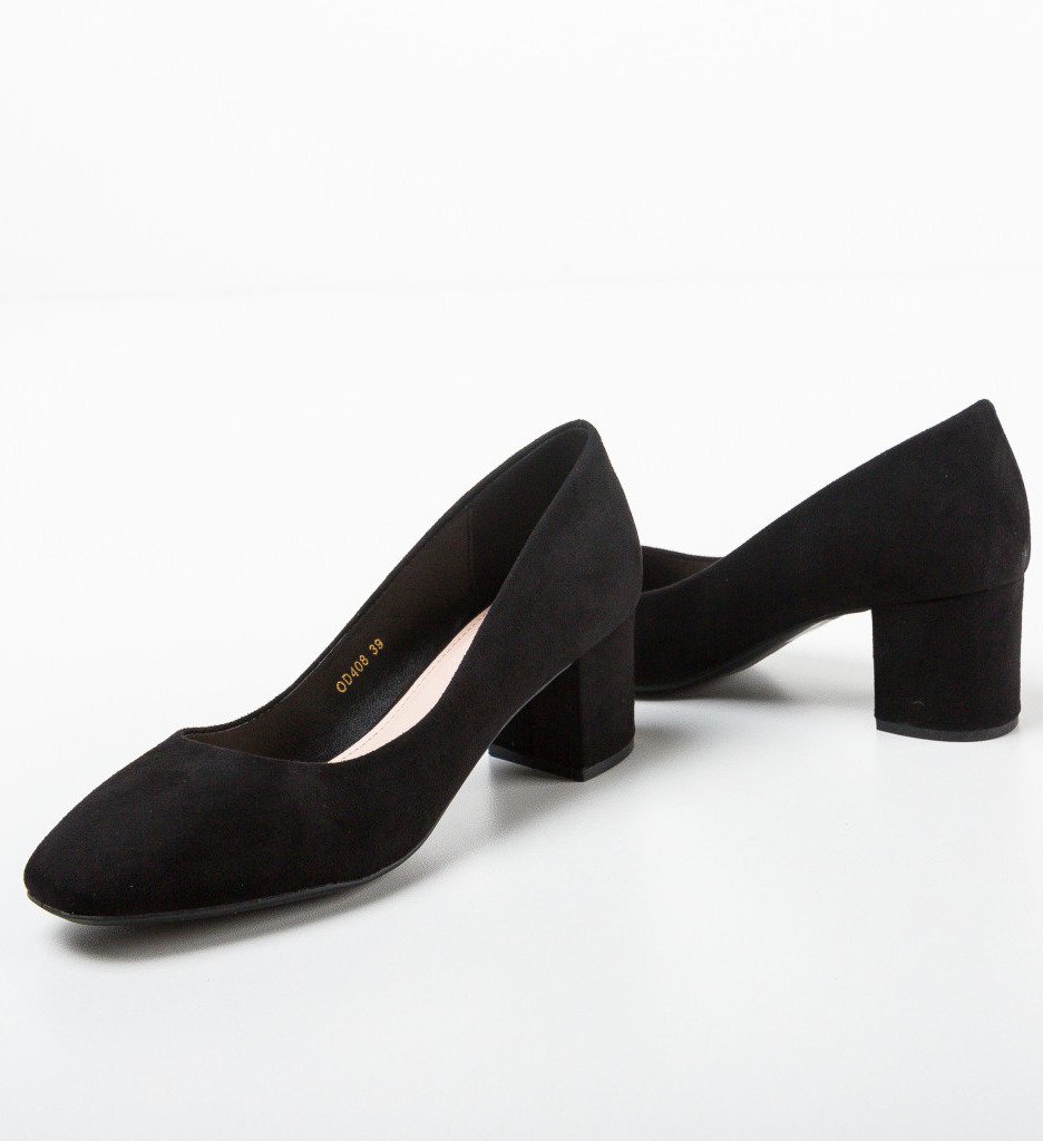 Pantofi Dalex Negri cu Toc Eleganți | Dalex - imagine 6