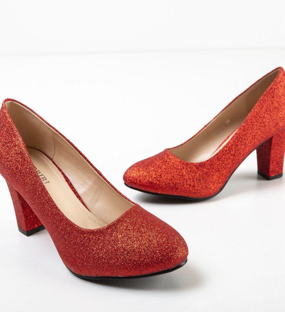 Pantofi cu Toc Rosii Esoum | Eleganță Asigurată - imagine 5
