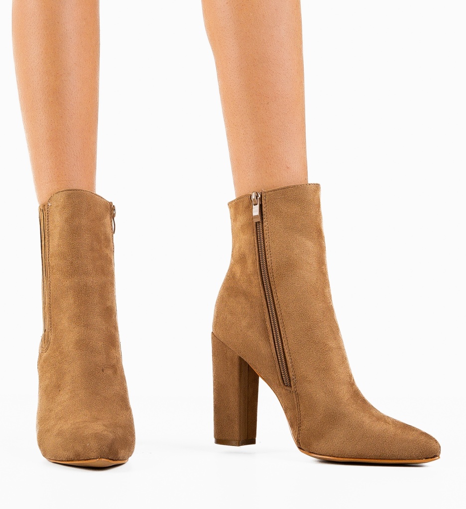 Botine Dama Reenbe Bej - Eleganță și Confort - imagine 3