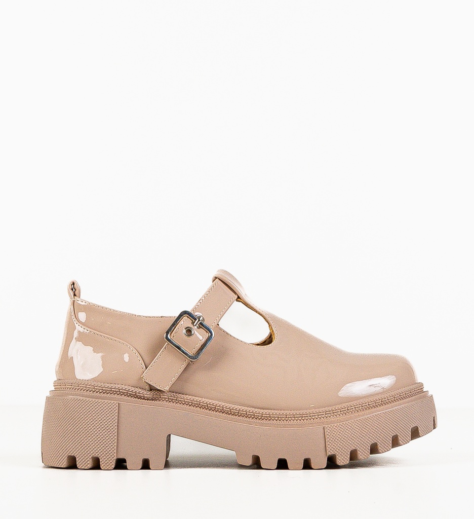 Pantofi Casual Bernie Nude - Confort și Stil - imagine 3