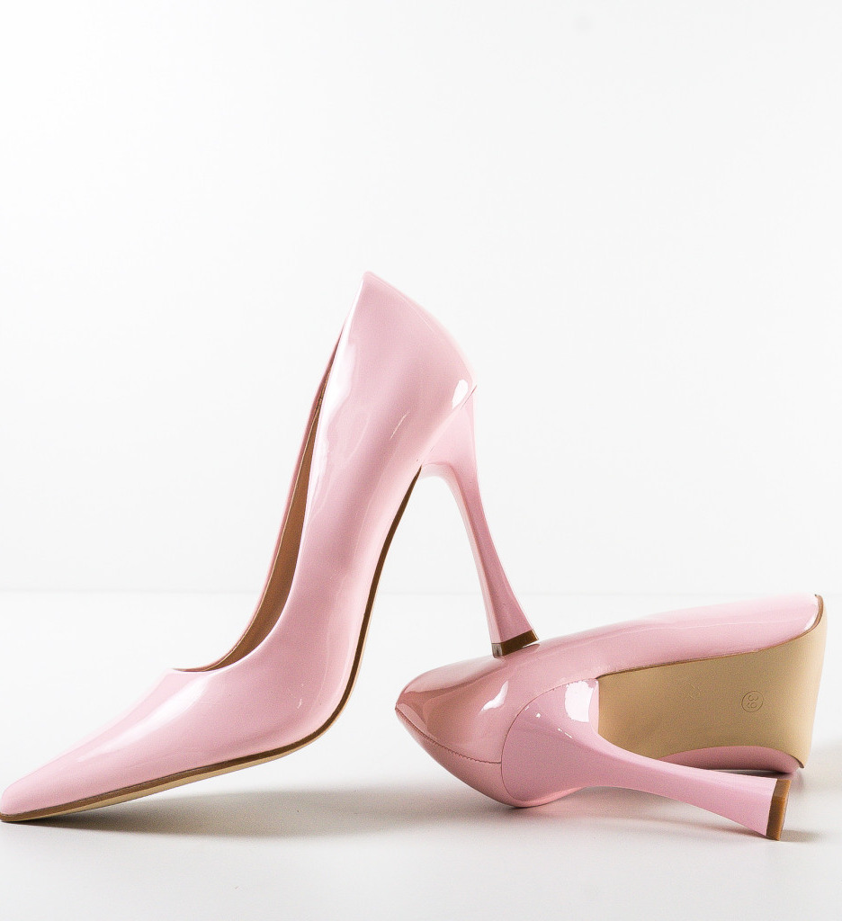 Pantofi Toc Lindo Roz - Eleganță și Stil - imagine 8