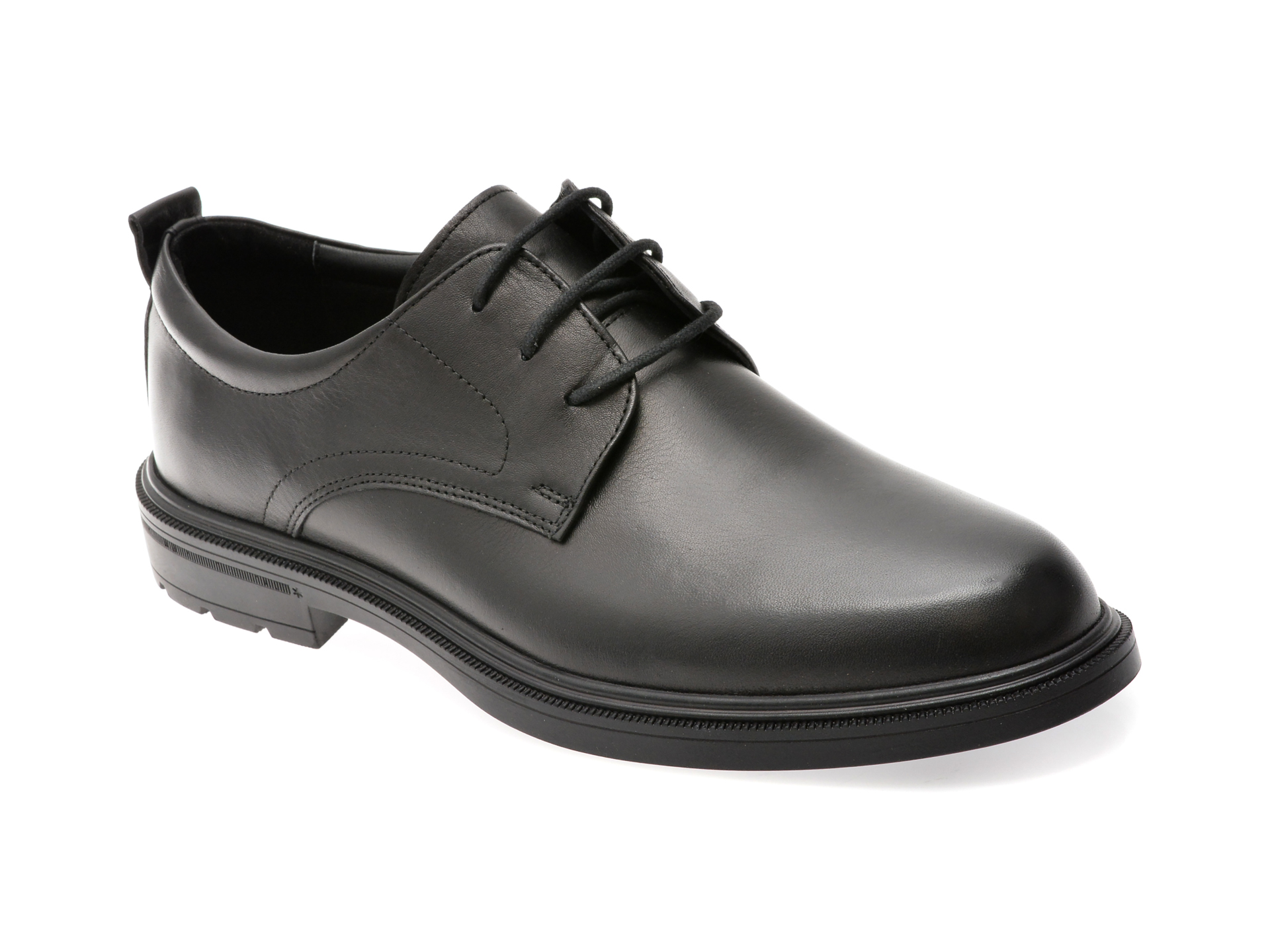 Pantofi OTTER negri din piele naturală