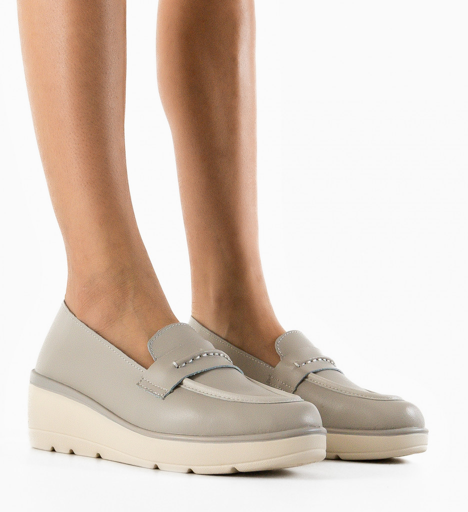 Pantofi Casual Gri Teyana - Versatili și Moderni