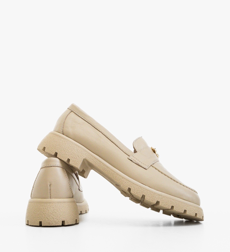 Pantofi Casual Dama Fosere Bej | Confort & Stil - imagine 4