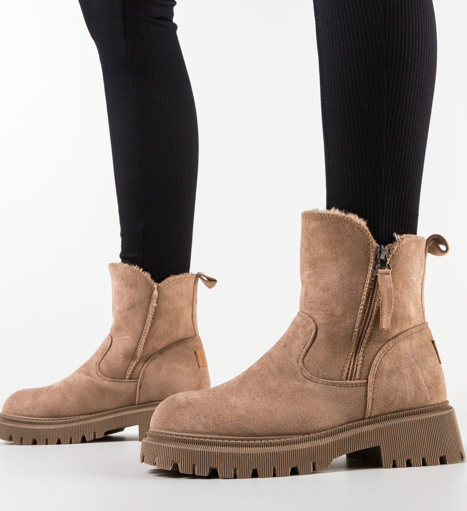 Ghete Bran Khaki - Confort și Stil Premium - imagine 3