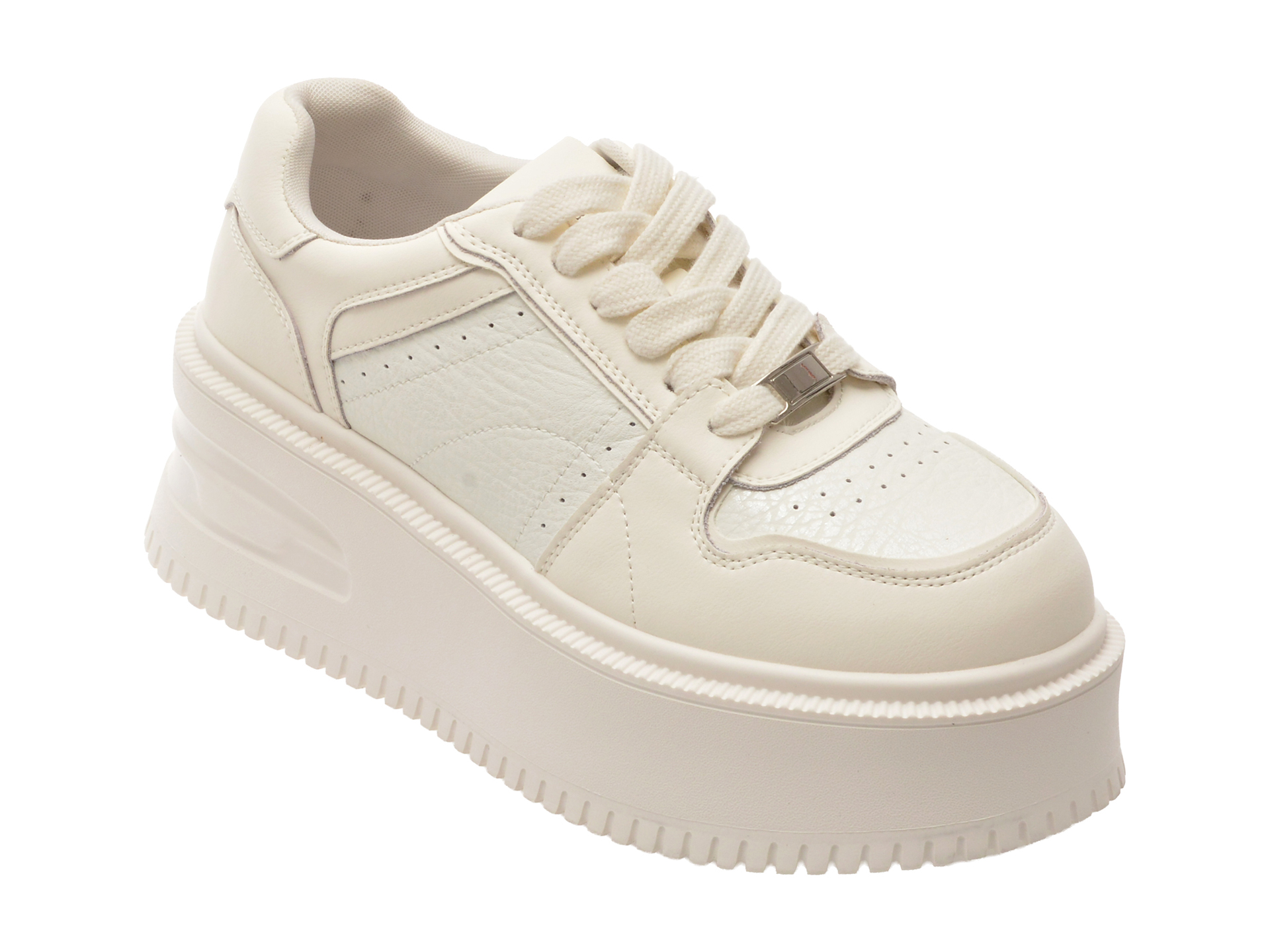 Pantofi Sport Flavia Passini Albi din Piele Naturală