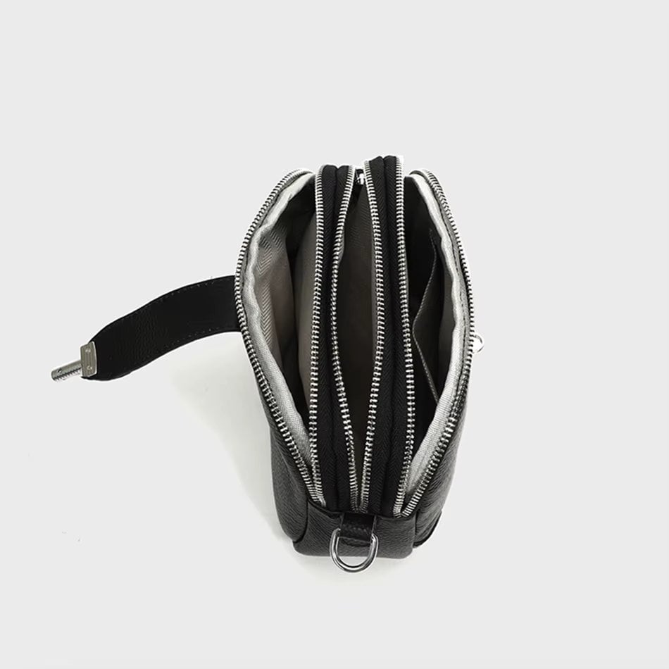 Geanta Delis Eira din Piele Naturala Bej - imagine 4