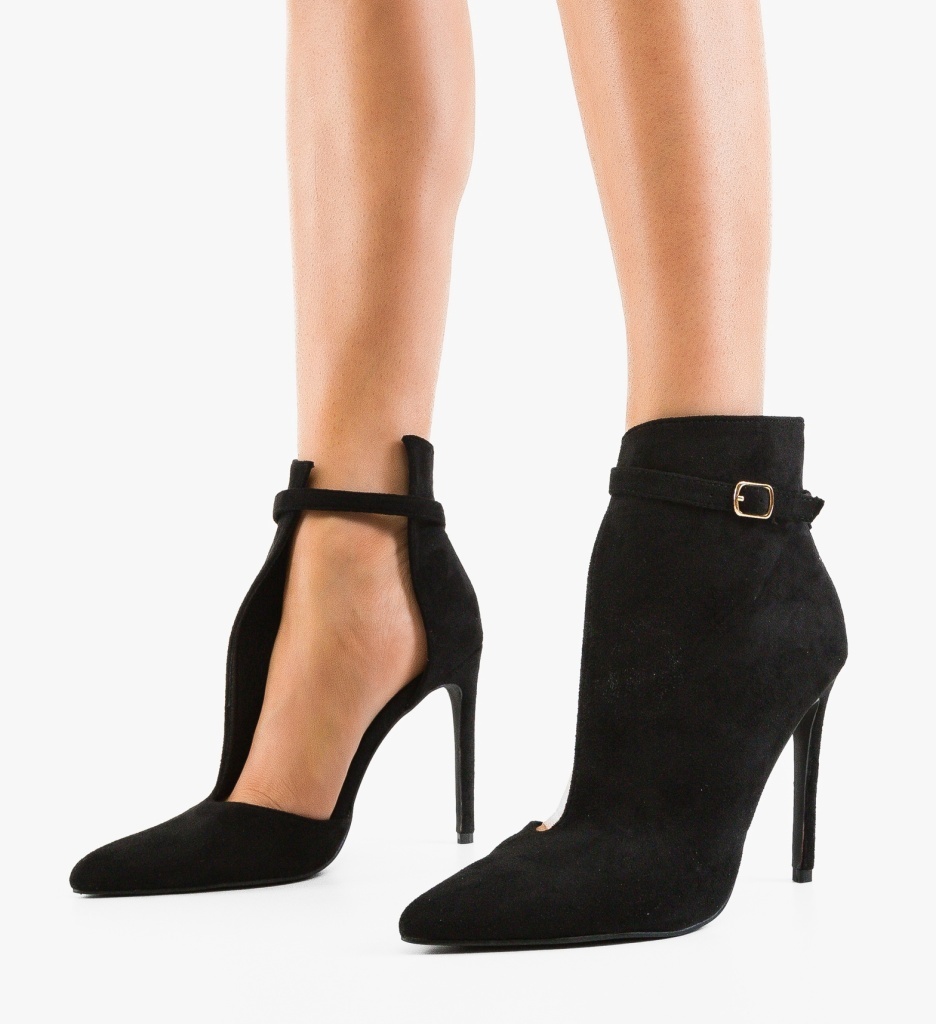 Pantofi dama Shume Negri eleganți - imagine 4