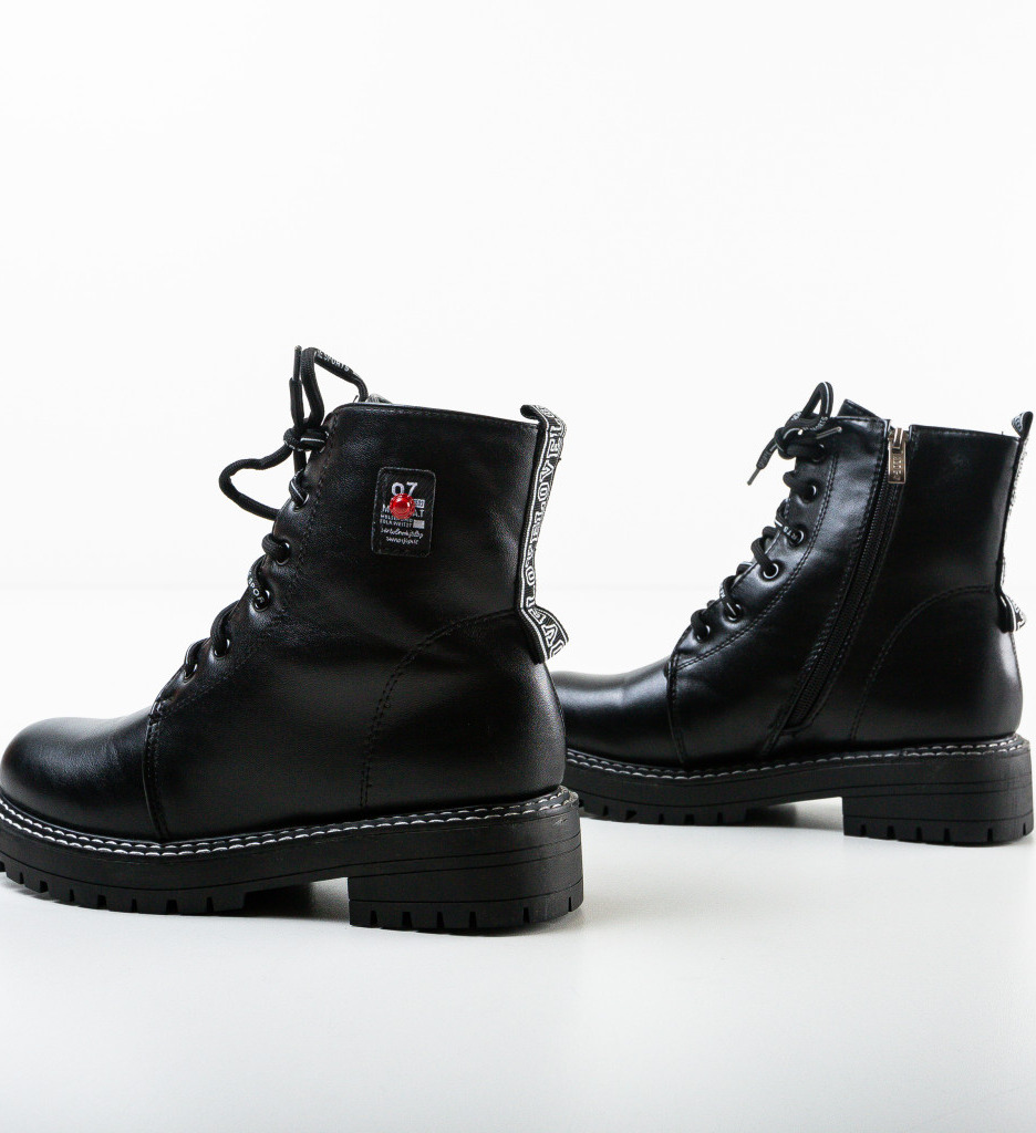 Ghete Jardel Negre | Confort si Stil Zilnic - imagine 6
