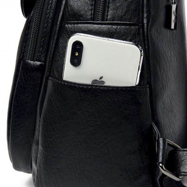 Rucsac dama Bailini Amanda GT555, negru, practic si elegant - imagine 7