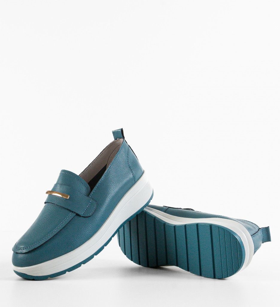Pantofi Casual Vefra Albastri - Confort & Stil - imagine 5