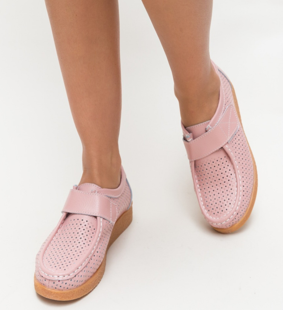 Mocasini Dambo Roz - Confort și Eleganță Casual - imagine 2