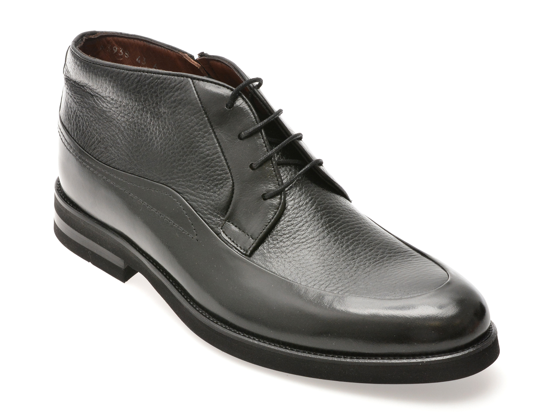 Ghete LE COLONEL piele naturală negre elegantă