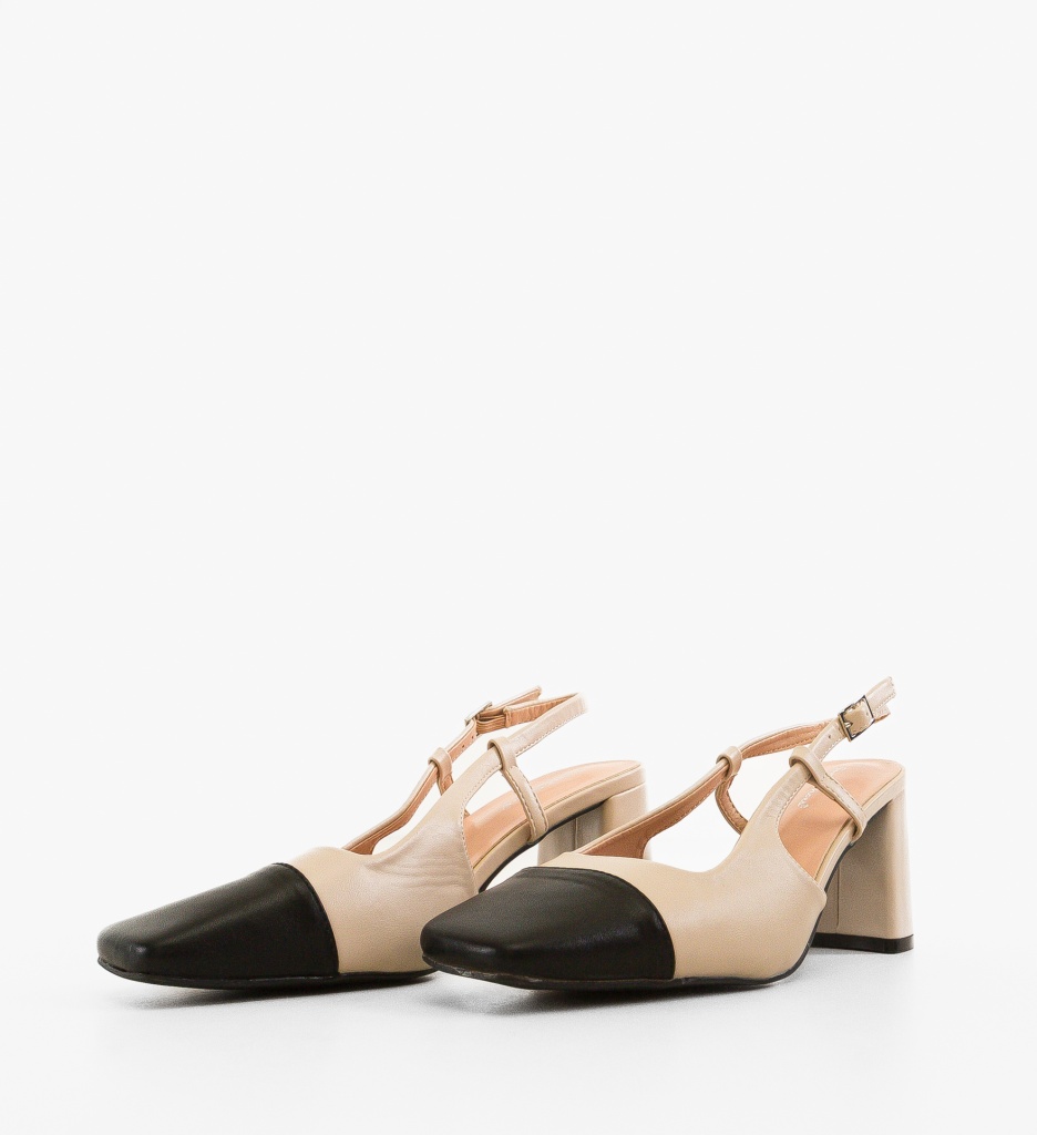 Pantofi Dama Calum Bej | Eleganți și Moderni - imagine 3