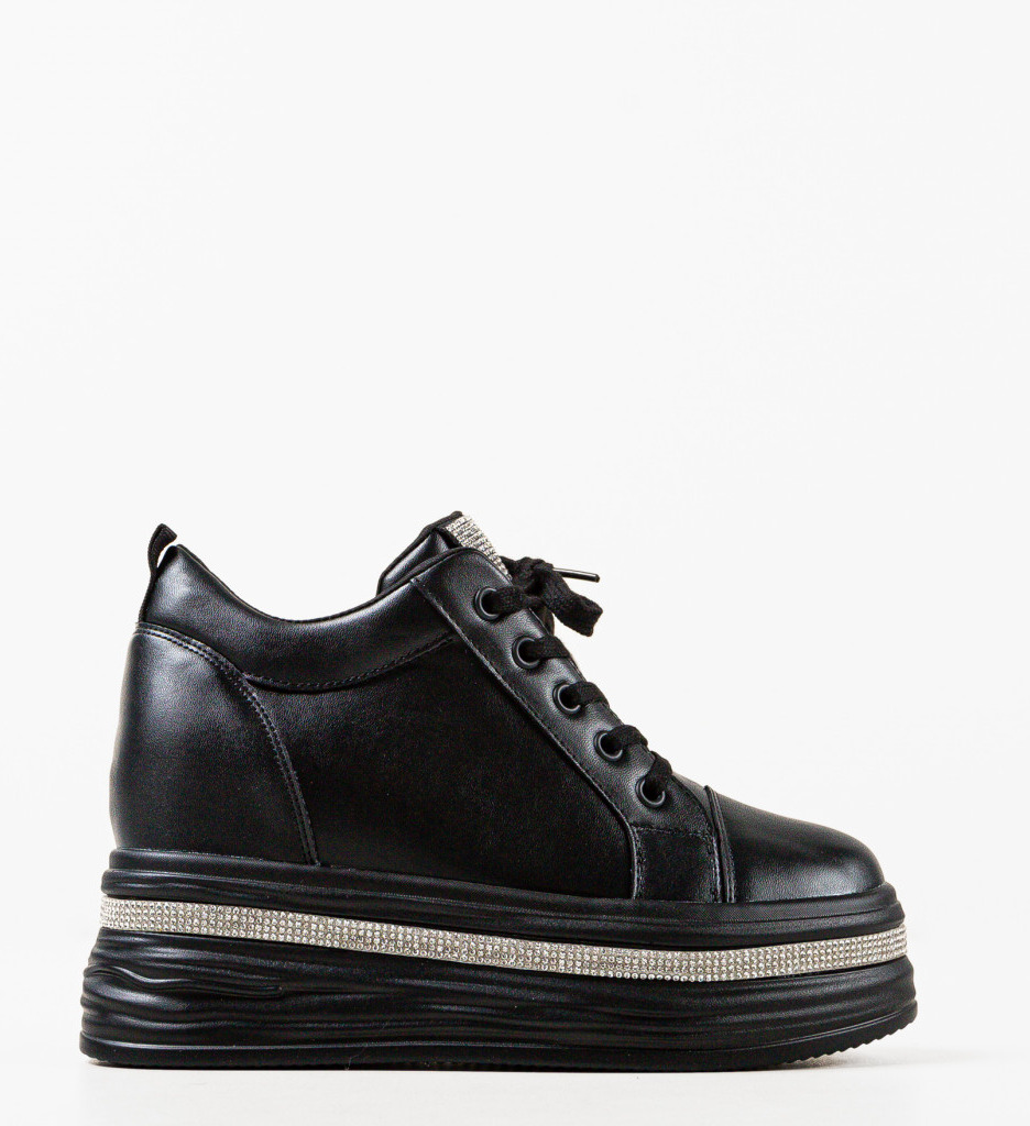 Sneakers Dama Lamyn Negri - Confort Sport - imagine 6