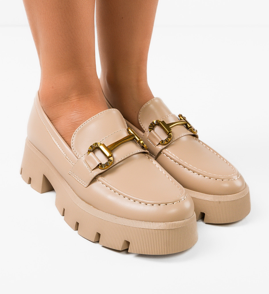 Pantofi Casual Spencer Bej - Eleganță Relaxată