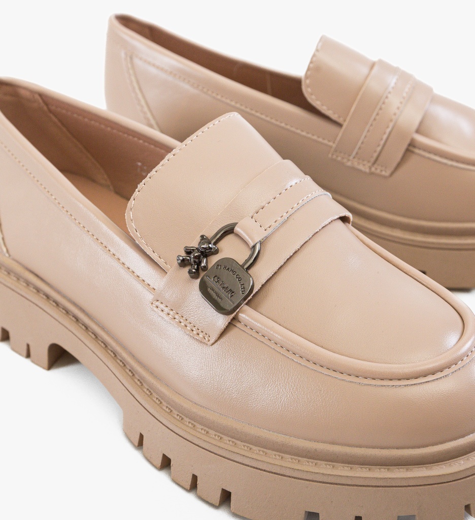 Pantofi Casual Dama Dufren Bej - Confort Stilat - imagine 5