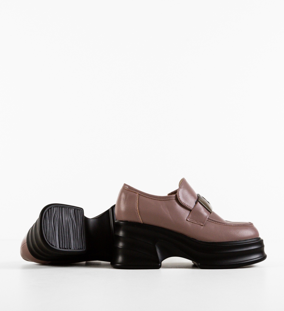 Pantofi Casual Natheo Roz - Confort Stil - imagine 7