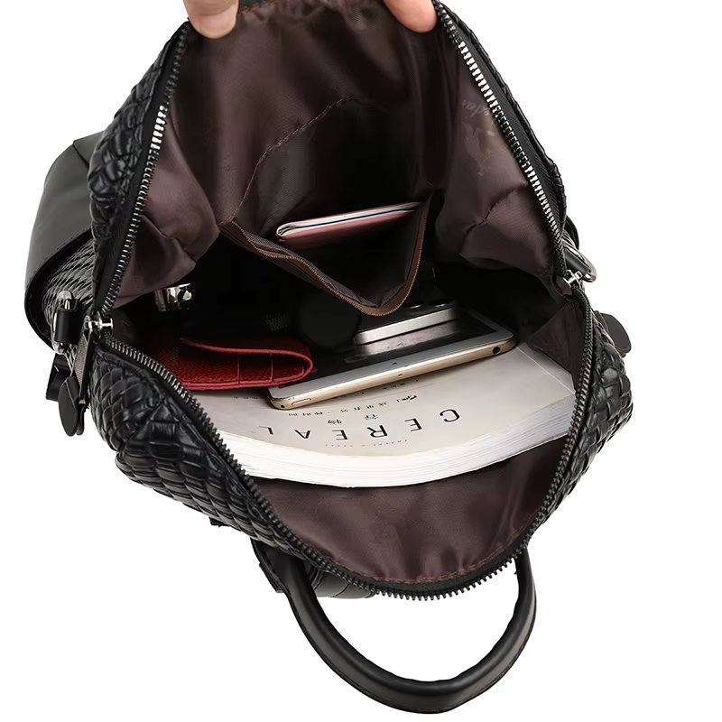 Rucsac dama Evelisse GT3607 din piele ecologica, Negru - imagine 5