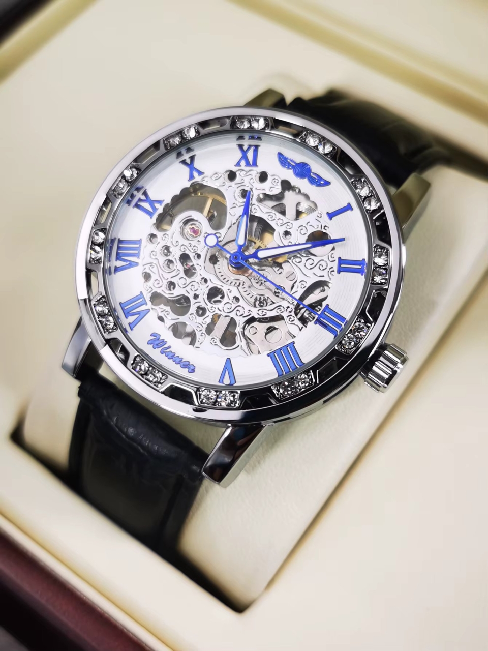 Ceas Barbatesc Winner Automatic Piele - imagine 3