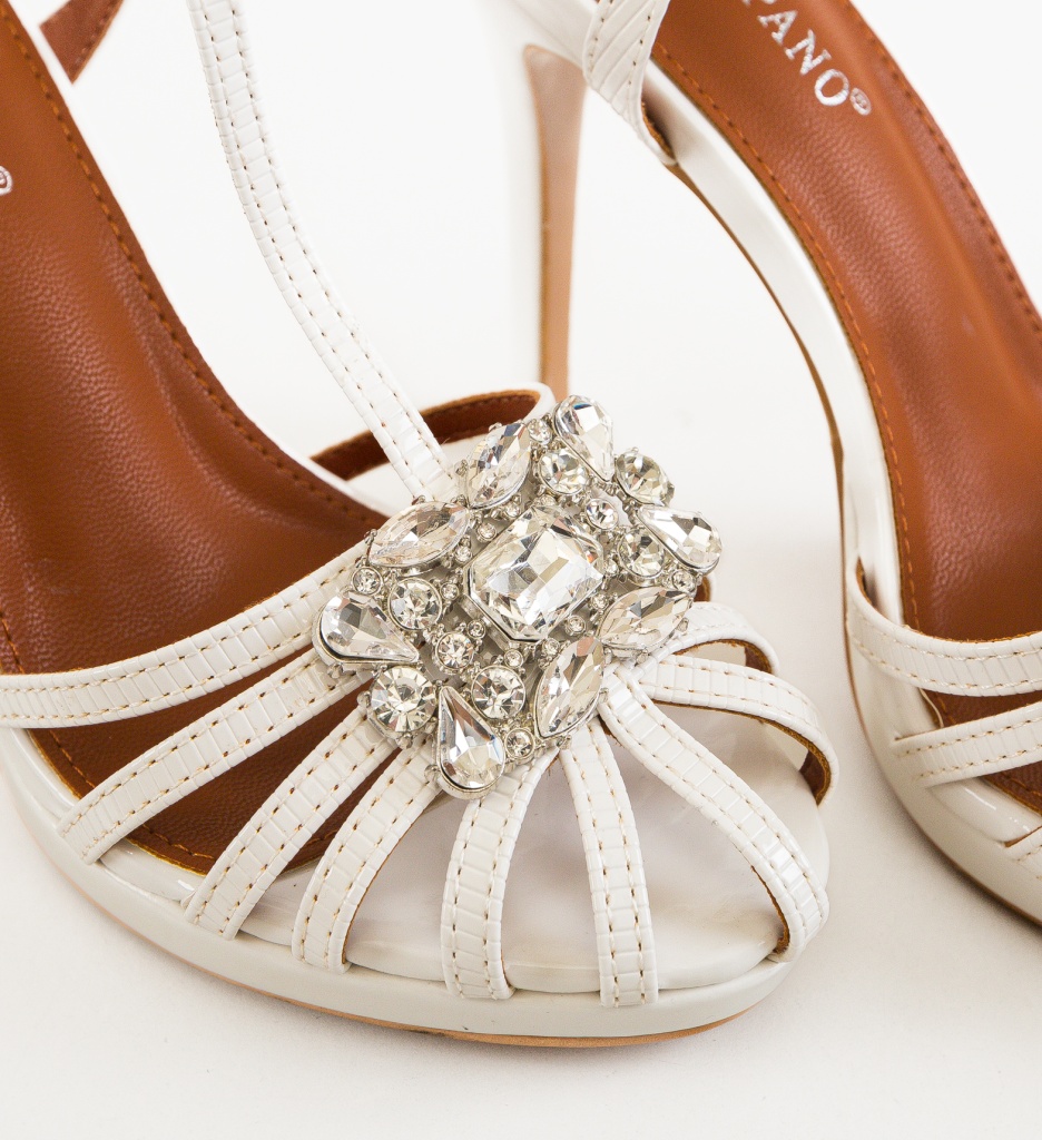 Sandale Ghimli Albe - Eleganta si Confort - imagine 6