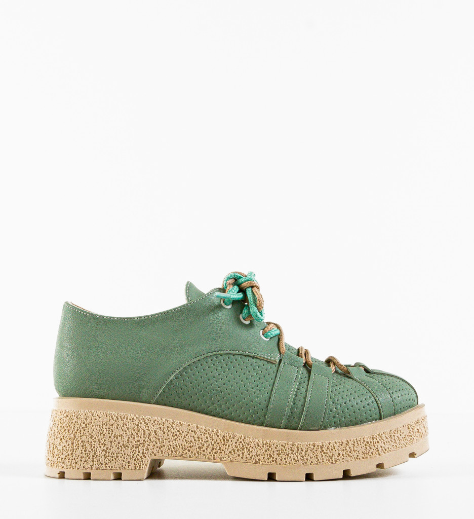 Pantofi Casual Memy Verzi - Confort și Stil - imagine 5