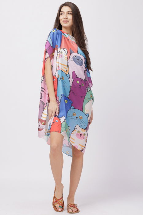 Rochie Poncho Plajă Pisici | Shopika