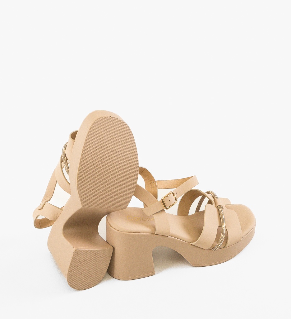 Sandale Mariko Khaki - Eleganță și Stil - imagine 5