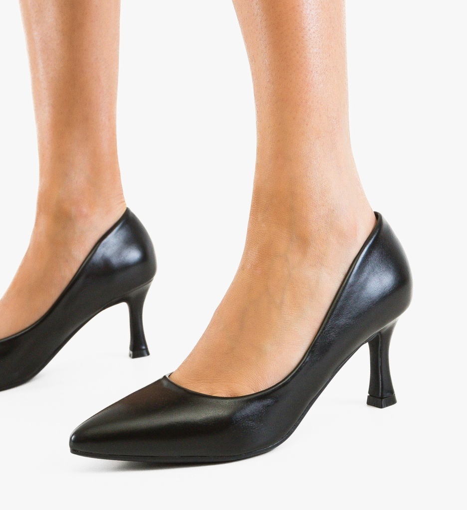 Pantofi Dama Hamilton Negri Eleganți - imagine 2