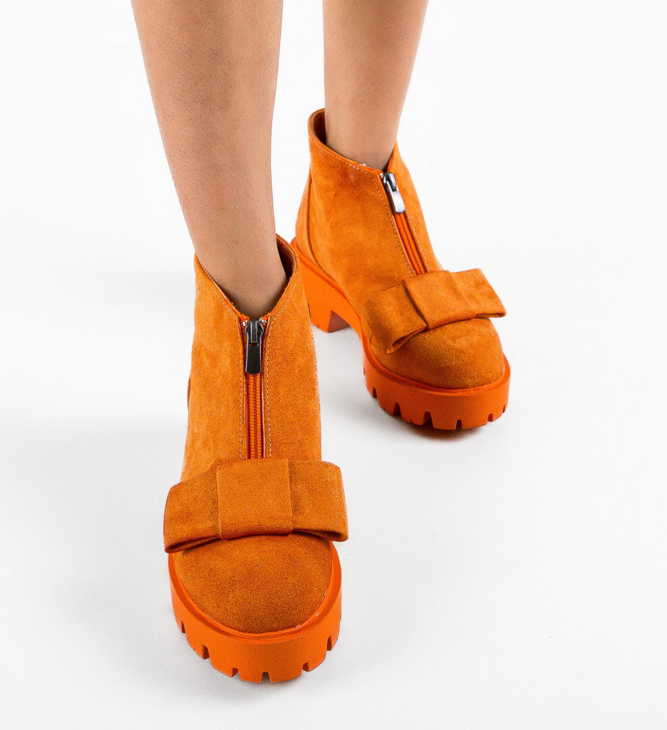 Pantofi Casual Parmeno Portocalii - Stil și Confort - imagine 2