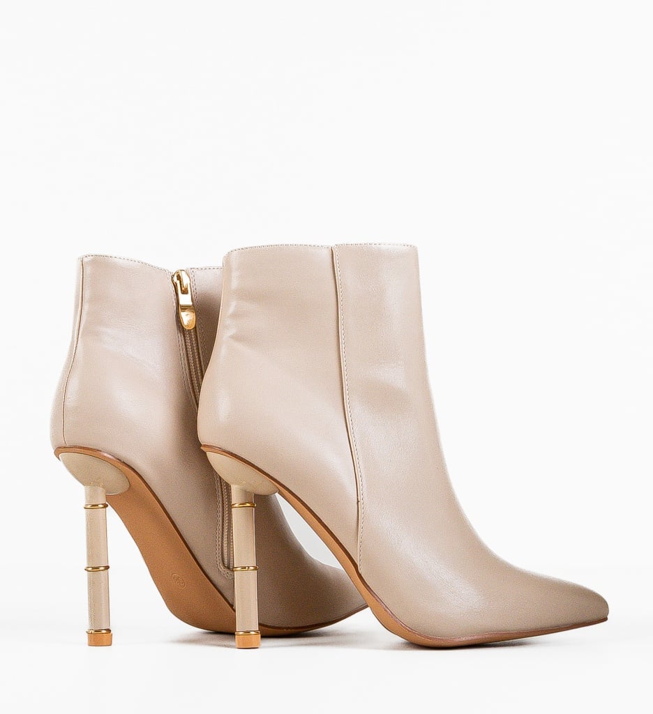 Botine Dama Yannic Bej - Eleganță și Confort - imagine 5