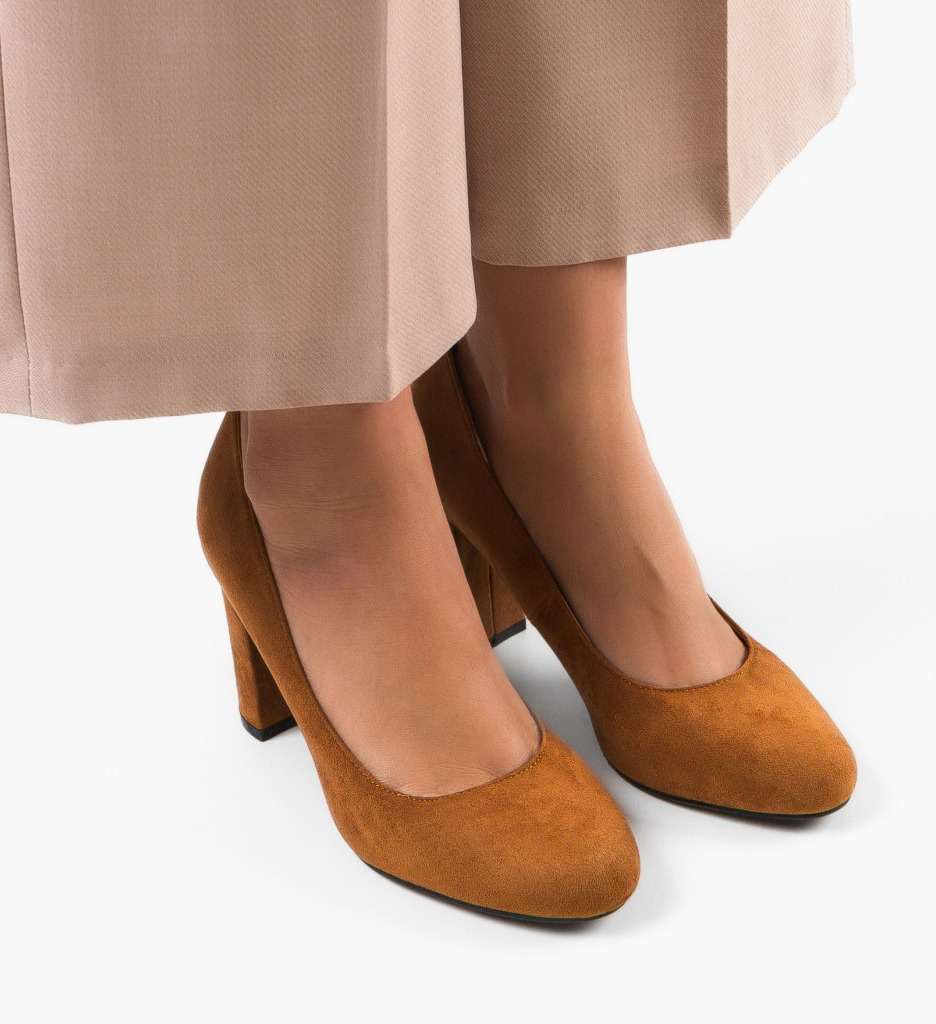 Pantofi dama Kian Camel - Eleganță și Stil